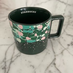 NWT Starbucks Holiday 2022 Venetian Forest Ceramic Mug
